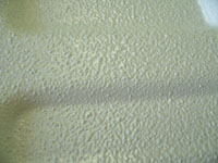 spray bedliner with white color added